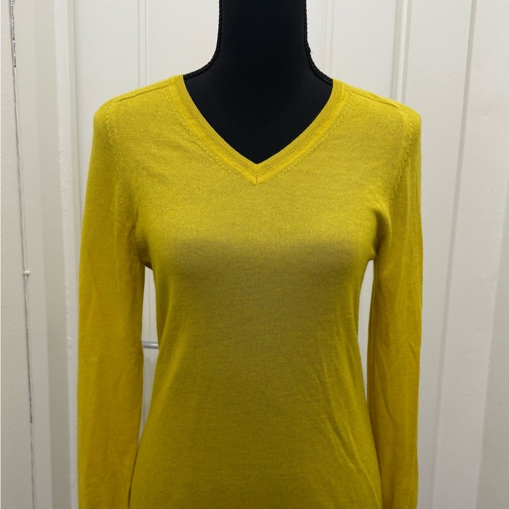 Isabel Marant V neck Yellow Knit Top